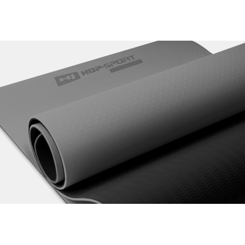 Килимок для фітнесу  Hop-Sport HS-T006GM TPE grey - фото №4